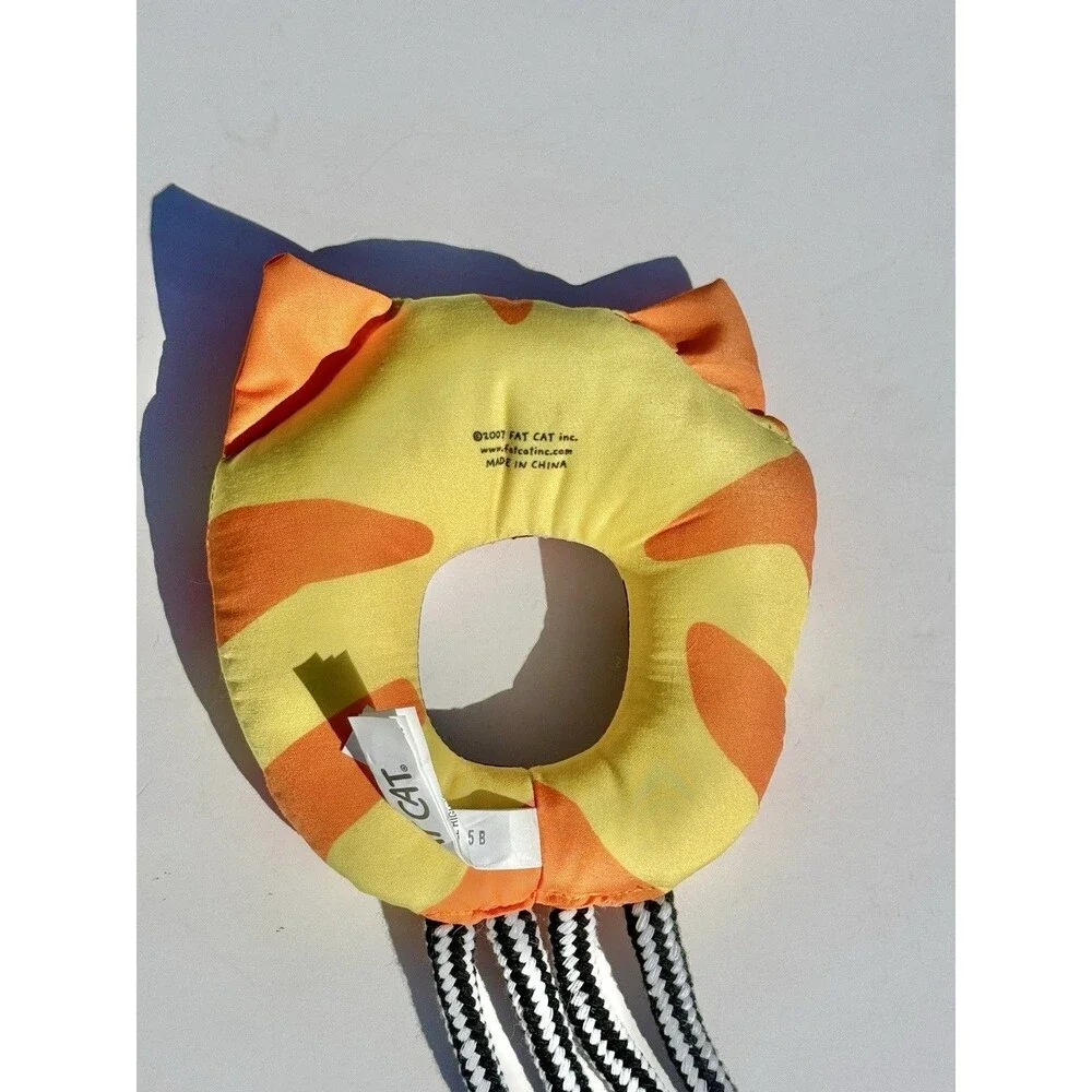 Fat Cat Catfisher Doorknob Hanger with 4 Dee-Lux Kitty Lures, Orange
